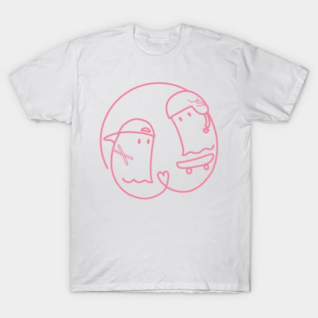 willex vday ghosties T-Shirt by arttavern